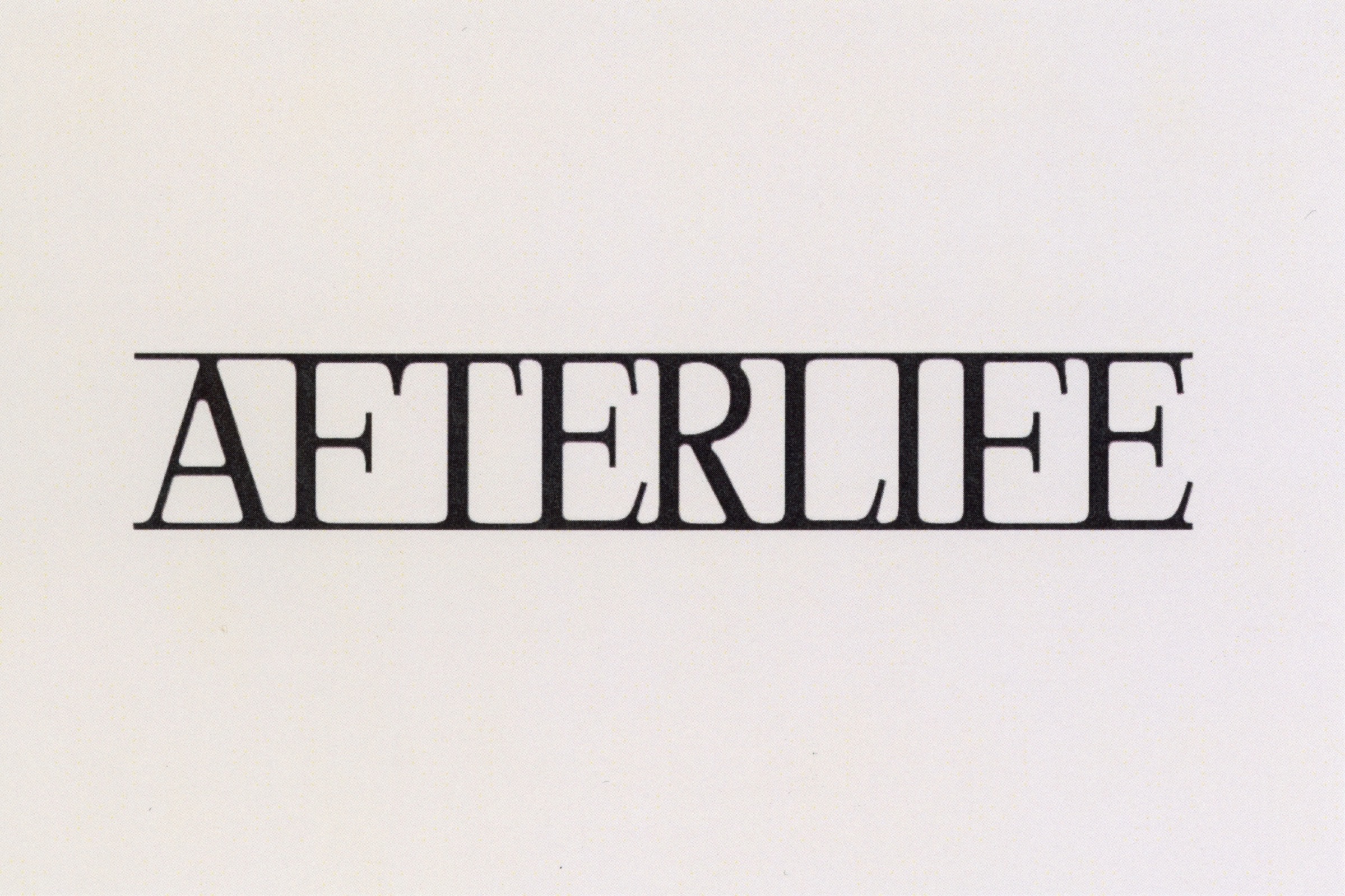 Afterlife wordmark